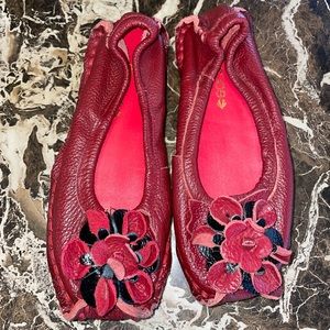 SOCOFY womens leather loafers unique size 7